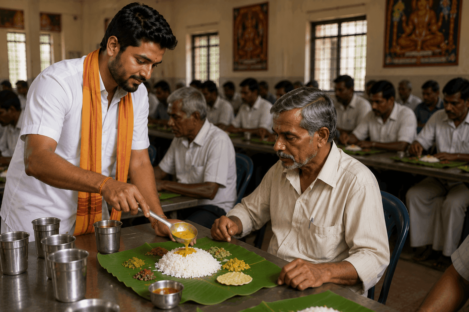 Vision of seva — Annadhanam and sacred service